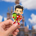 Disney Marvel Ironman Avengers Waterproof Vinyl Sticker: Laptop, Water Bottle Decal