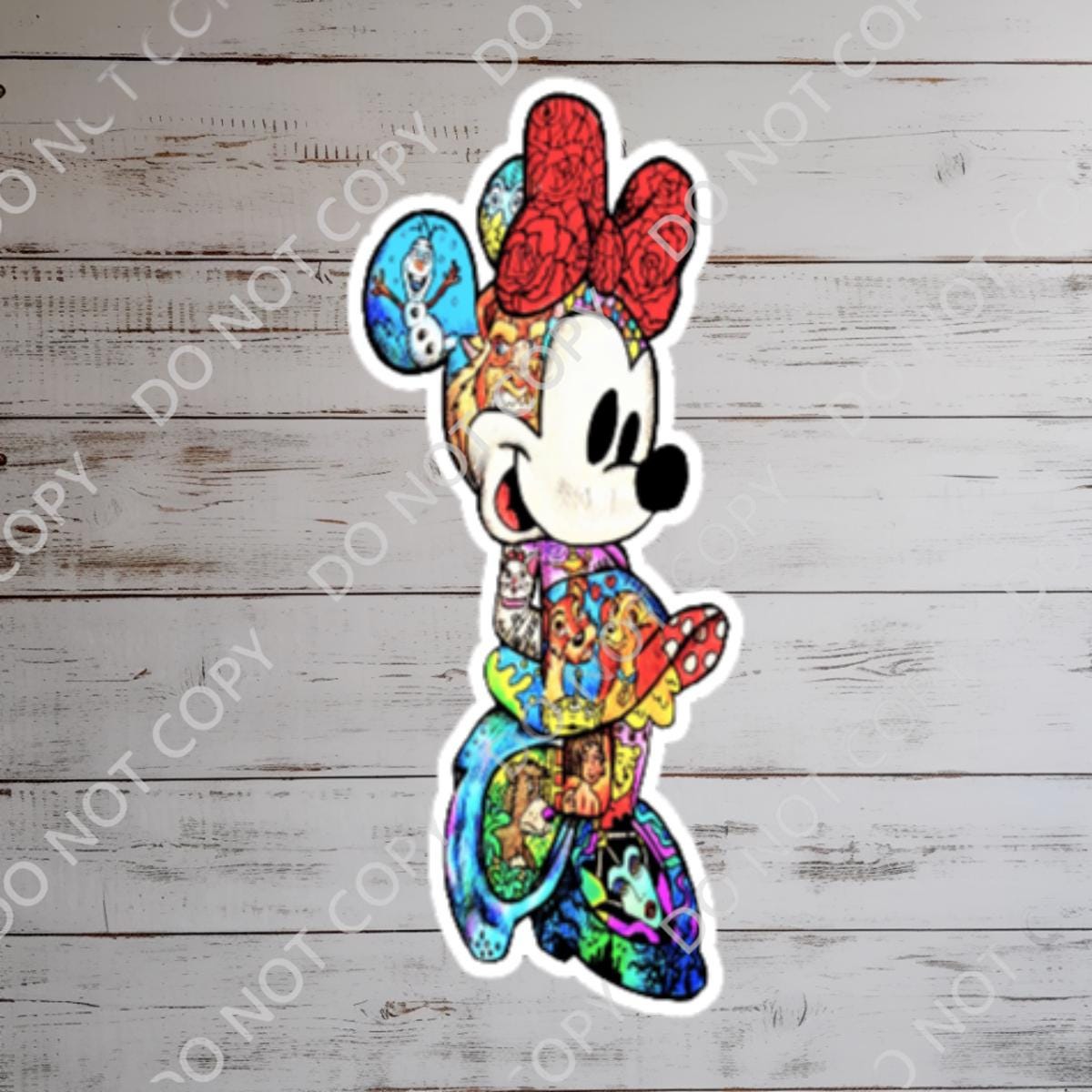 Disneyy Minnie Mouse Mouse What A Wonderful World Sticker Waterproof Disney Laptop, Disneying Theme Park Vacation, Castle Park Mouse