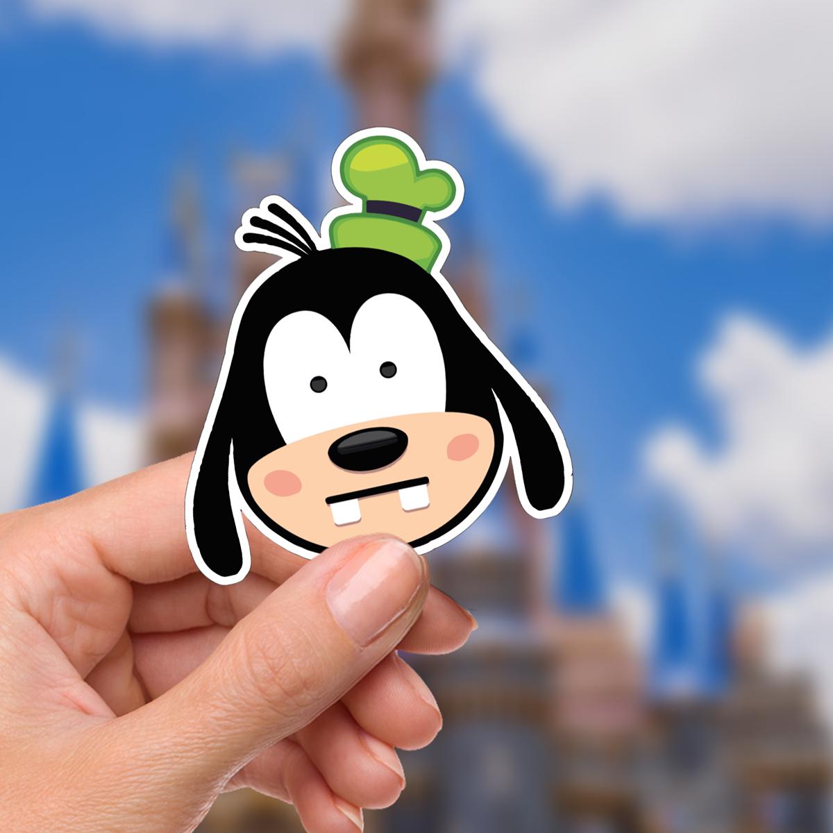 Disneyy Goofy What A Wonderful World Sticker Waterproof Disney Laptop, Disneying Theme Park Vacation, Castle Park Mouse