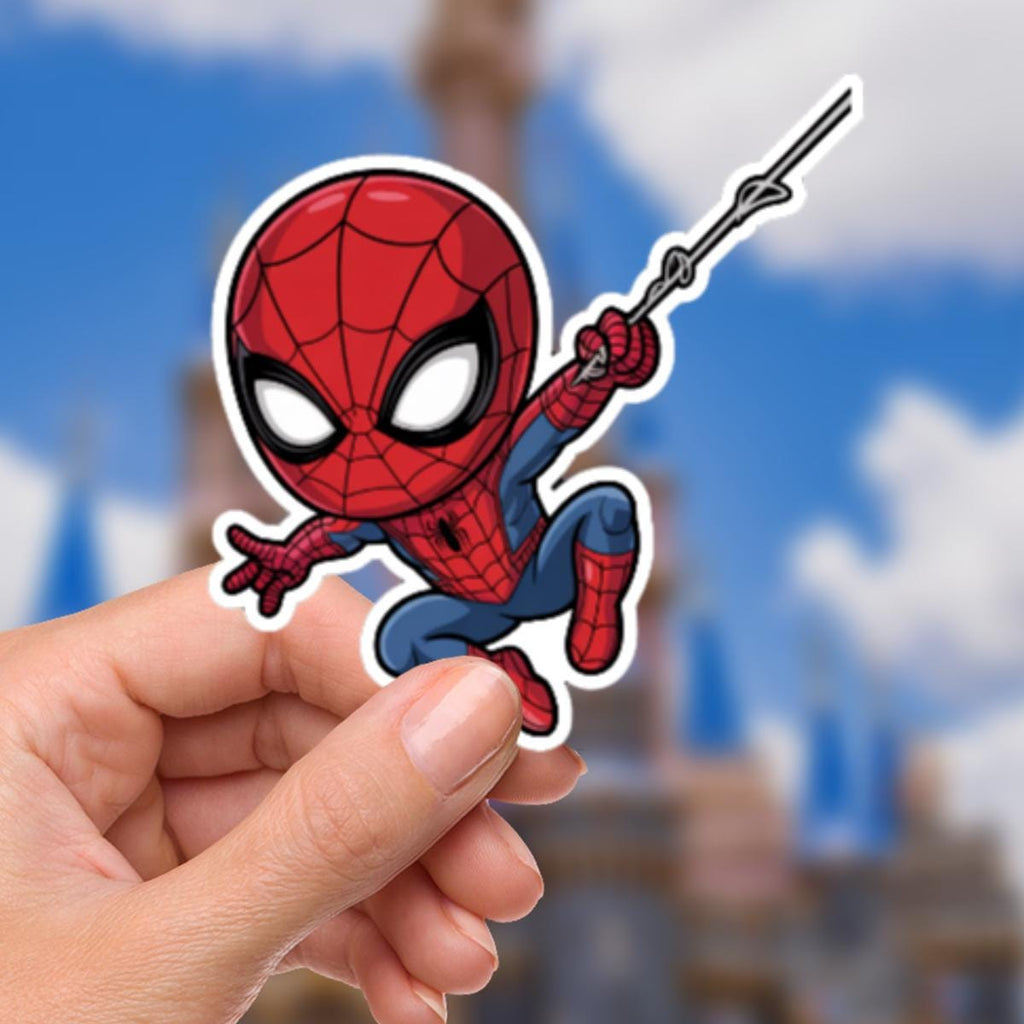 Marvel Spiderman Sticker Disneyy Waterproof Disney Laptop Stickers,  planner stationery decal water bottle cell