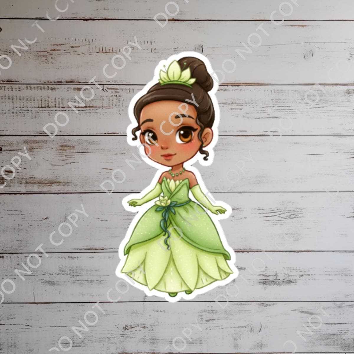 Disney Tiana Princess And The Frog Waterproof Disney Laptop Stickers Tianas Place Disney Gift Planner Stationery Decal Water Bottle Cell
