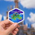 Disney Peter Pan Skull Rock Neverland  National Park  Lantern Sticker: Waterproof Vinyl Decal