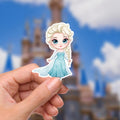 Elsa Frozen Waterproof Vinyl Disney Sticker: Laptop, Water Bottle Decal