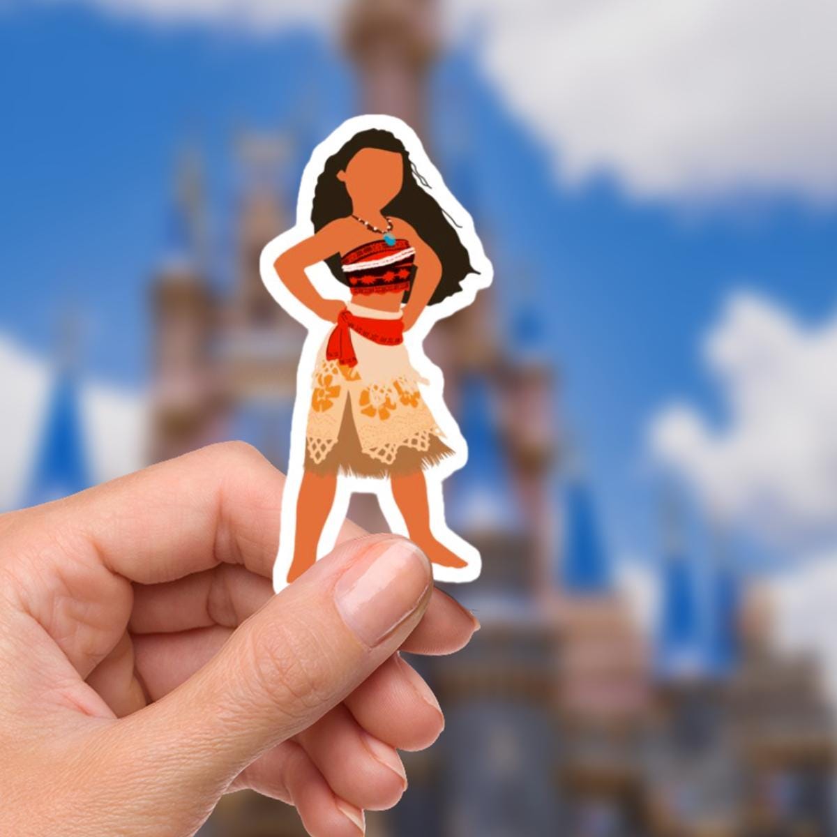 Moana Waterproof Vinyl Disney Sticker - Laptop, Water Bottle Decal