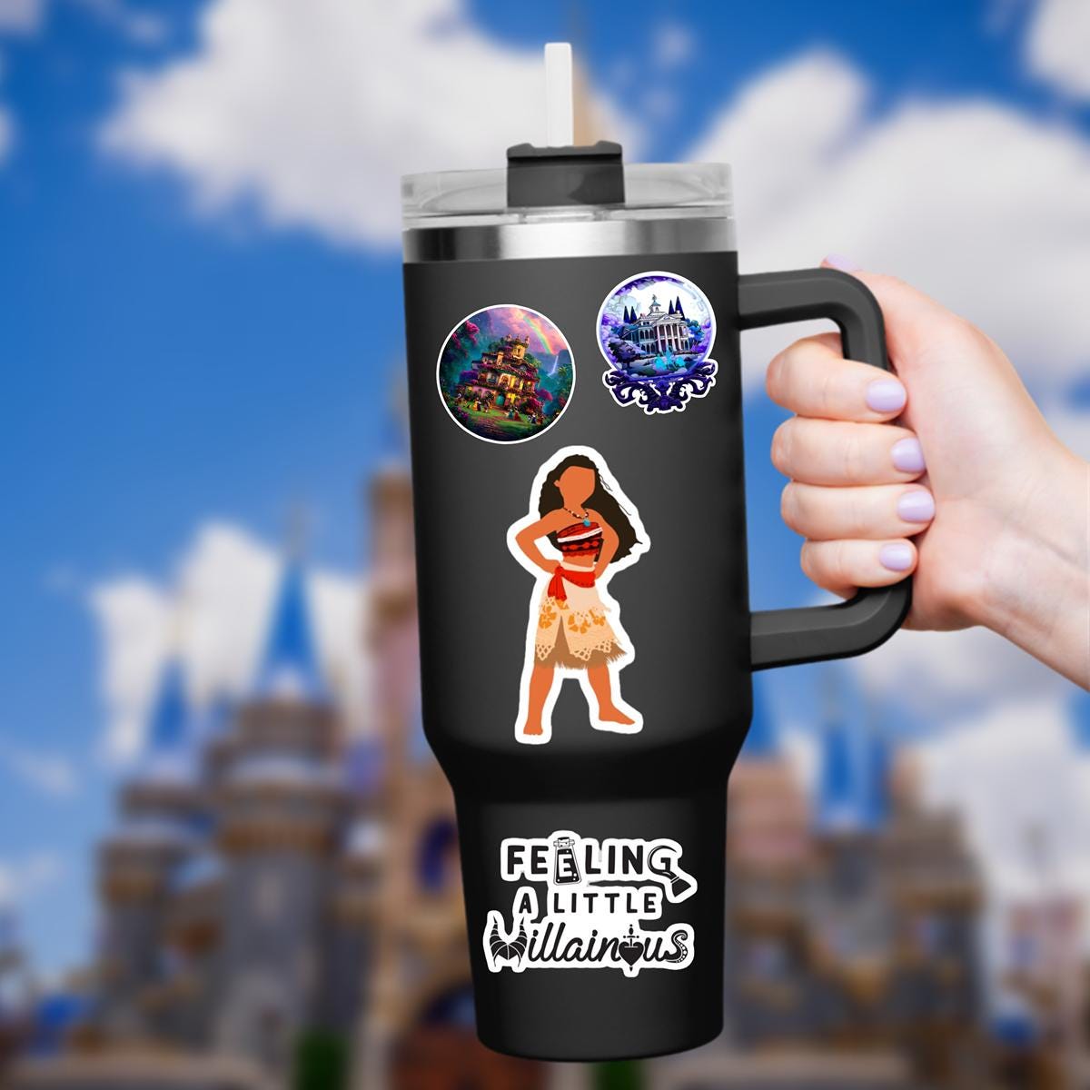 Moana Waterproof Vinyl Disney Sticker - Laptop, Water Bottle Decal