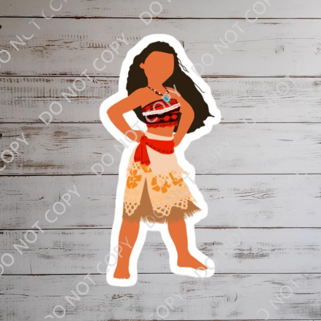 Moana Waterproof Vinyl Disney Sticker - Laptop, Water Bottle Decal