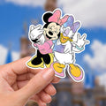 Disneyy Minnie and Daisy Sticker Waterproof Disney Laptop, Disneying Theme Park Vacation, Castle Park Mouse