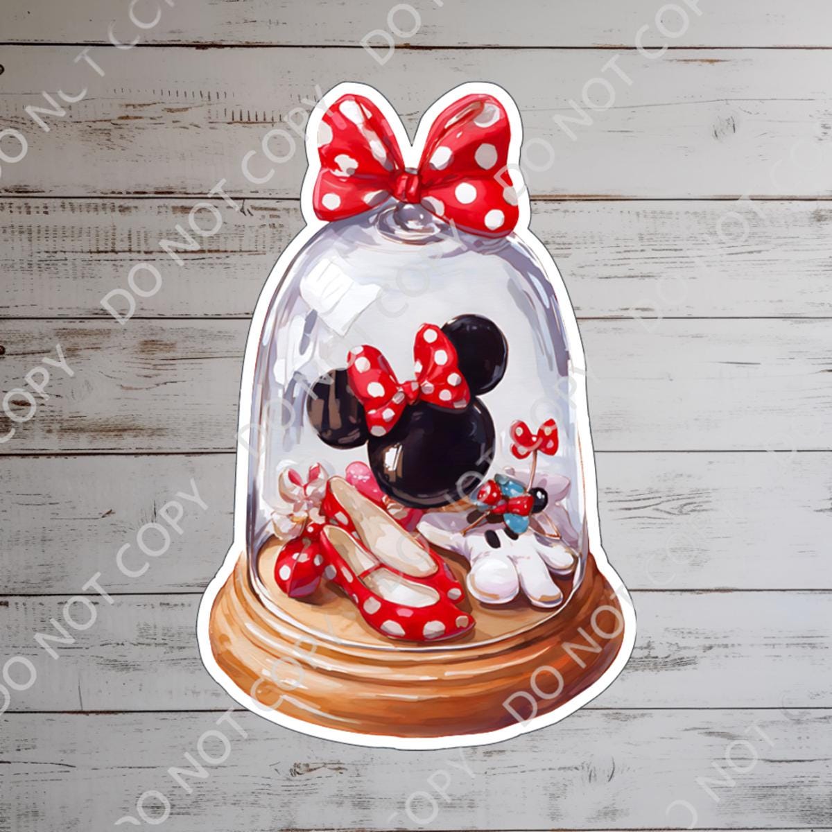 Minnie Mouse Sticker: Waterproof Vinyl Decal for Laptop, Water Bottle