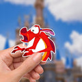 Mulan Limp Noodle Funny Humor Sticker Hydro Water Bottle Disney Gift Waterproof Disney Laptop, Disneying Theme Park Vacation, Castle Park
