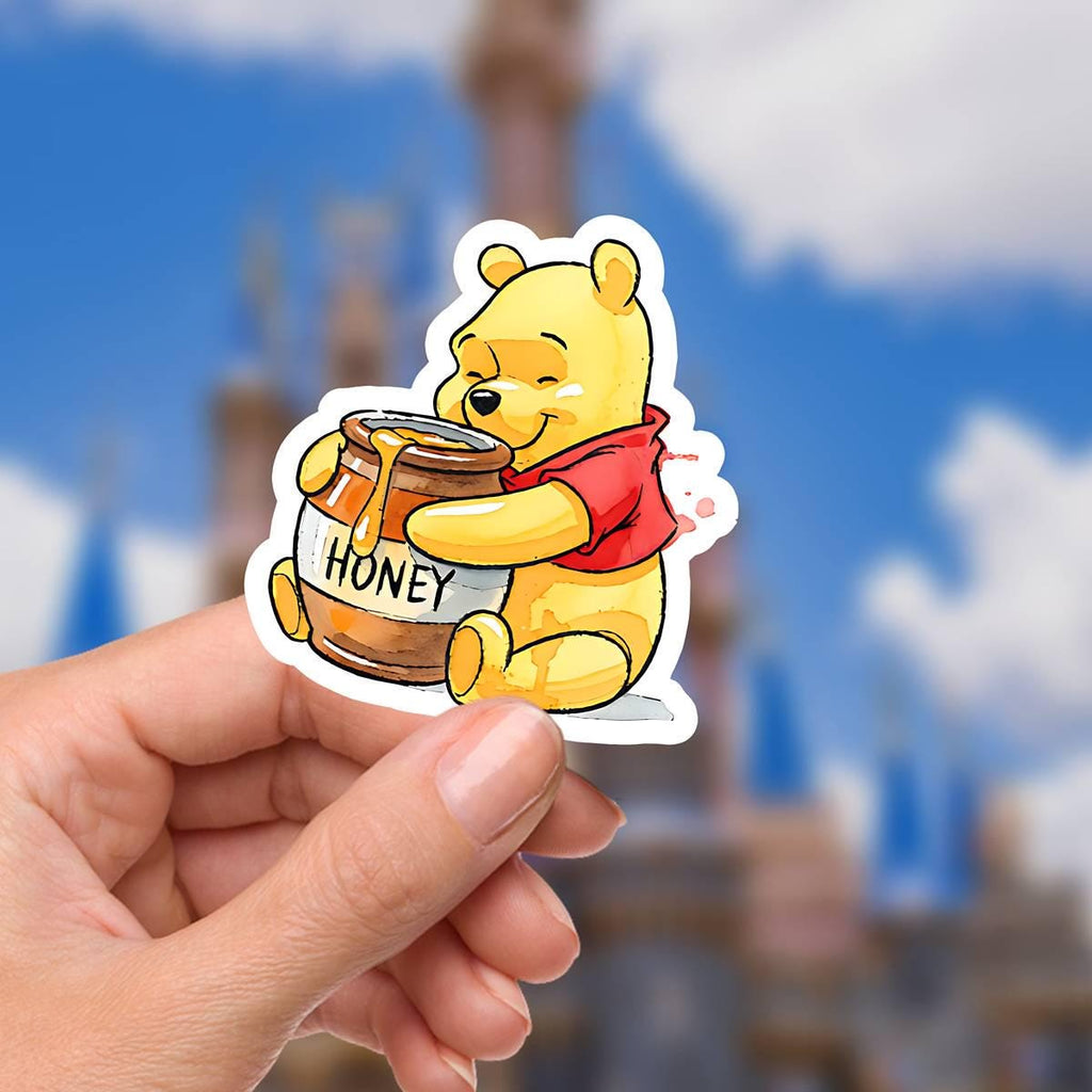 Disney  Winnie The Pooh Disney Laptop Sticker Positive Affirmation planner stationery decal water bottle cell