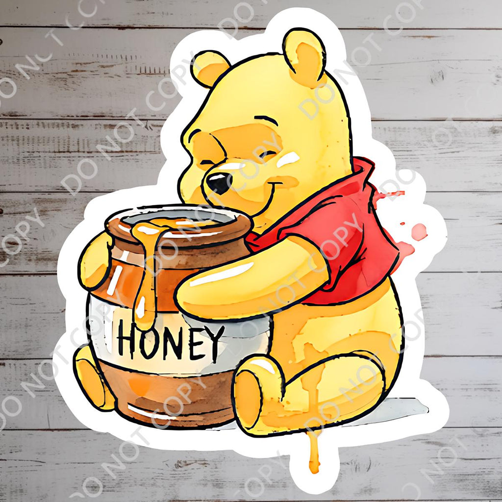 Disney  Winnie The Pooh Disney Laptop Sticker Positive Affirmation planner stationery decal water bottle cell