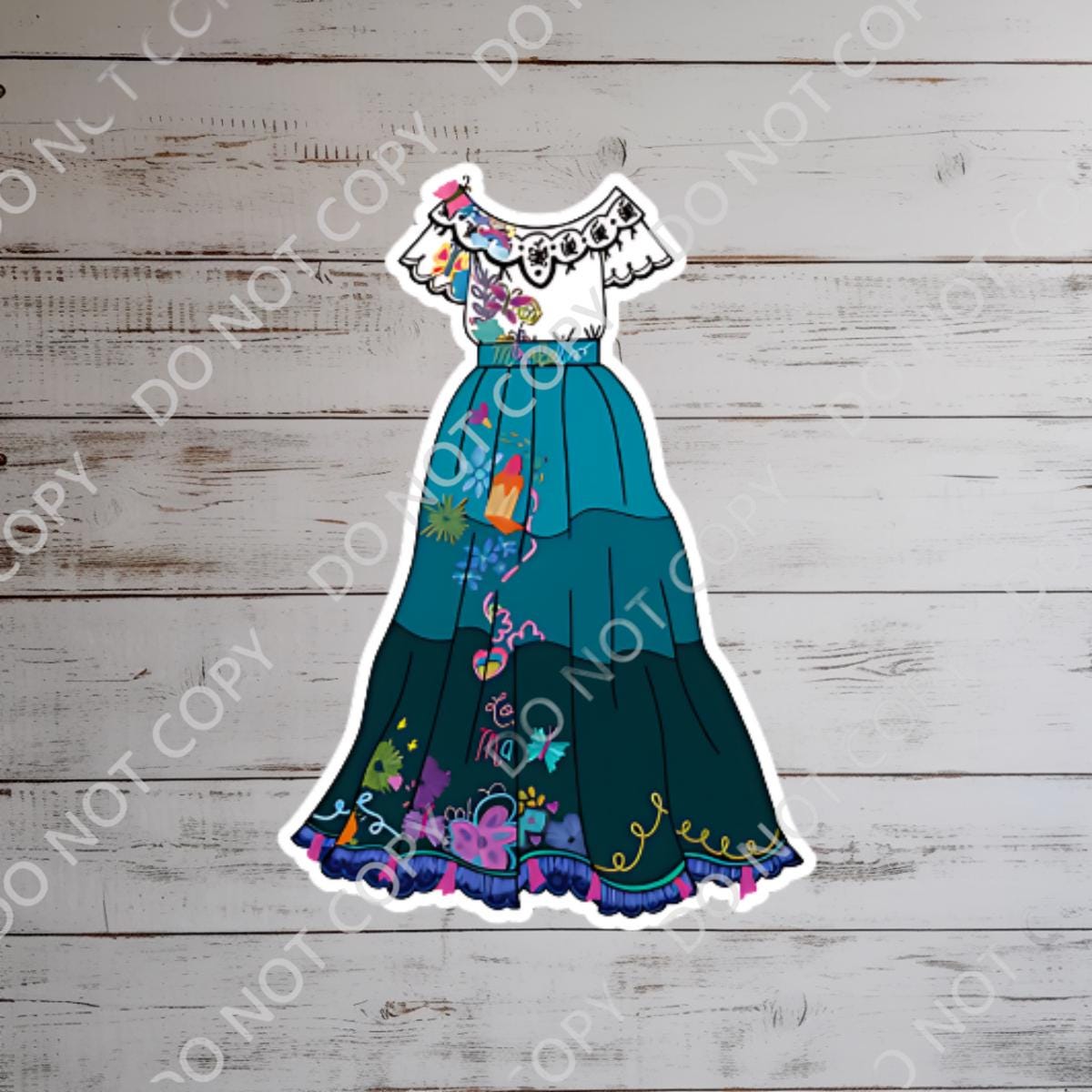 Encanto Mirabel Dress Disney Sticker | Waterproof Vinyl Decal