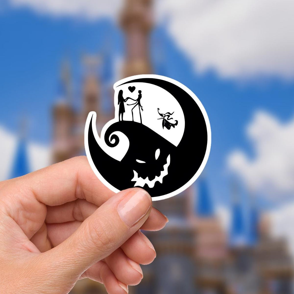 Disney Nightmare Before Christmas Zero Sticker: Waterproof Vinyl Decal for Laptop, Water Bottle