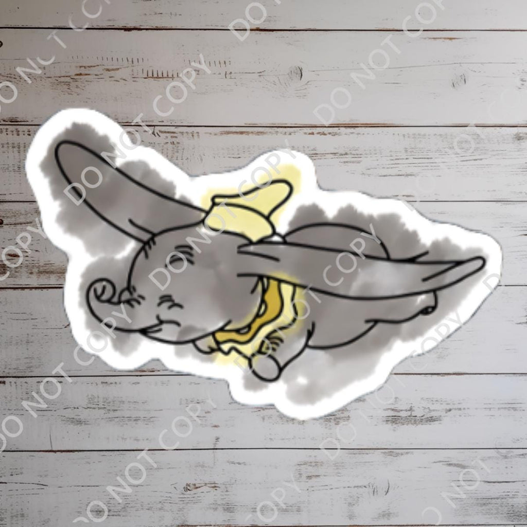Dumbo Disney Sticker Waterproof Disney Laptop, Disneying Theme Park Vacation, Castle Park Mouse