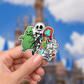 Disney Nightmare Before Christmas Sticker: Waterproof Vinyl Decal for Laptop, Water Bottle