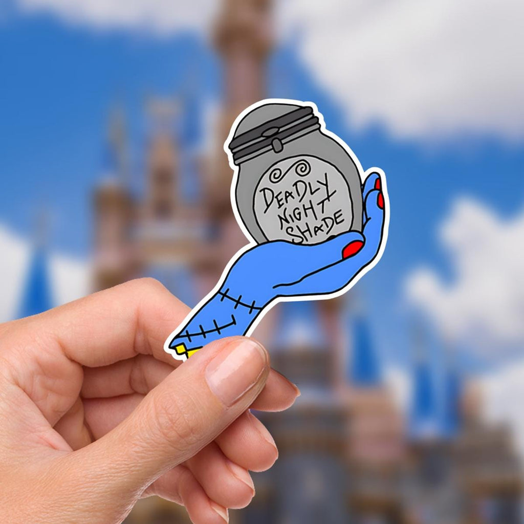 Disney Nightmare Before Christmas  Sticker: Waterproof Vinyl Decal for Laptop, Water Bottle
