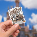Disney Big Thunder Mountain Railroad Sticker Waterproof Disney Laptop, Disneying Theme Park Vacation, Castle Park Mouse