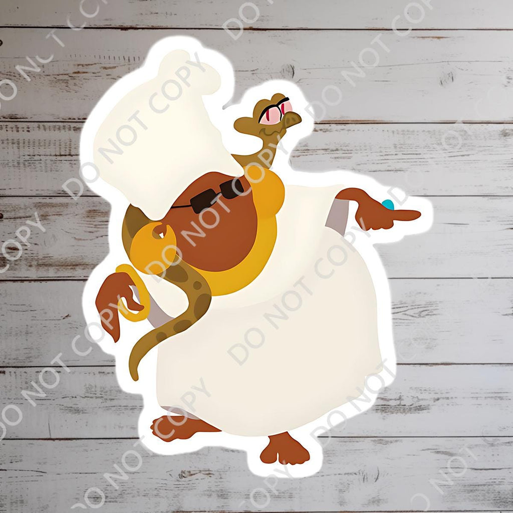 Disney Tiana Princess And The Frog Mama Odie  Waterproof Disney Laptop Stickers Tianas Place Disney Gift Planner Water Bottle Cell