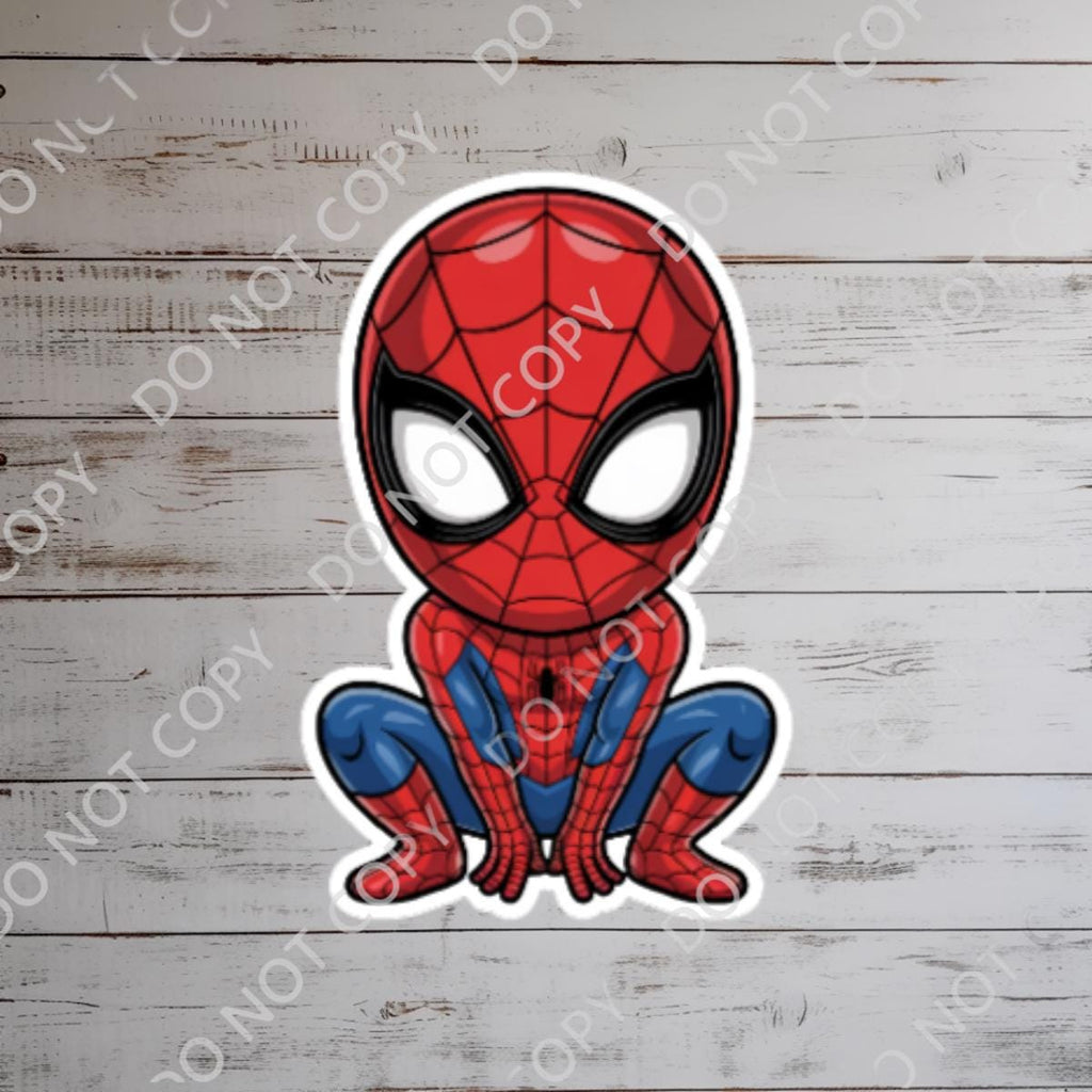 Marvel Spiderman Sticker Disney WaterDisney proof Laptop Stickers,  planner stationery decal water bottle cell
