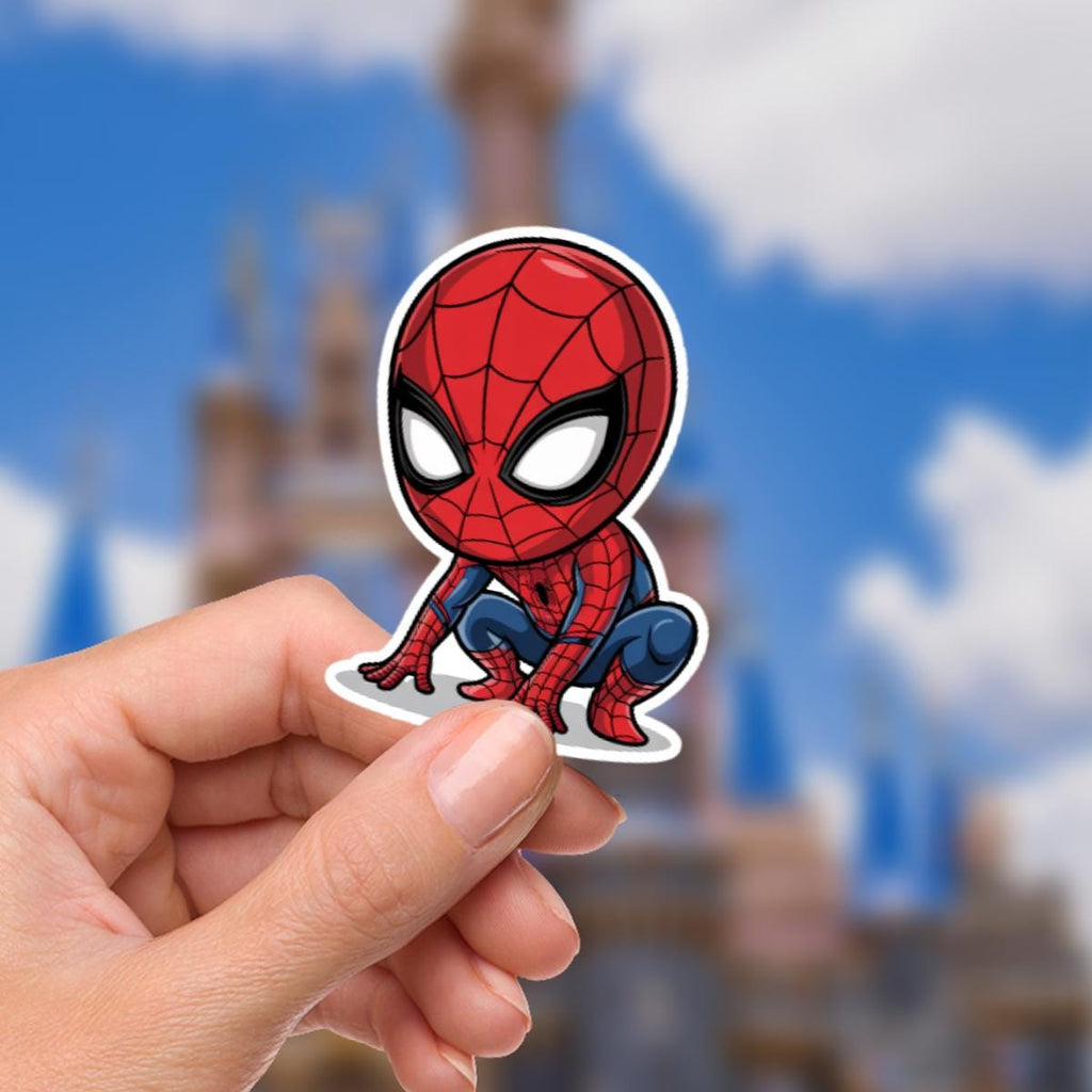 Marvel Spiderman Sticker Disneyy Waterproof Disney Laptop Stickers, planner stationery decal water bottle cell