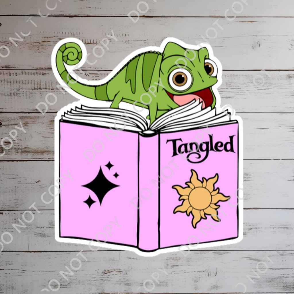 Rapunzel Tangled  Lantern Sticker: Waterproof Vinyl Decal