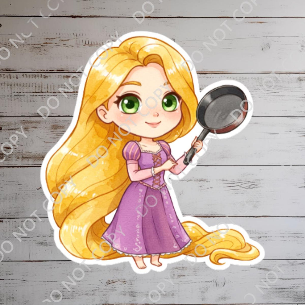 Rapunzel Disneyy Tangled Pascal Waterproof Disney Laptop Stickers Rapunzel Princess affirmation planner stationery decal water bottle cell
