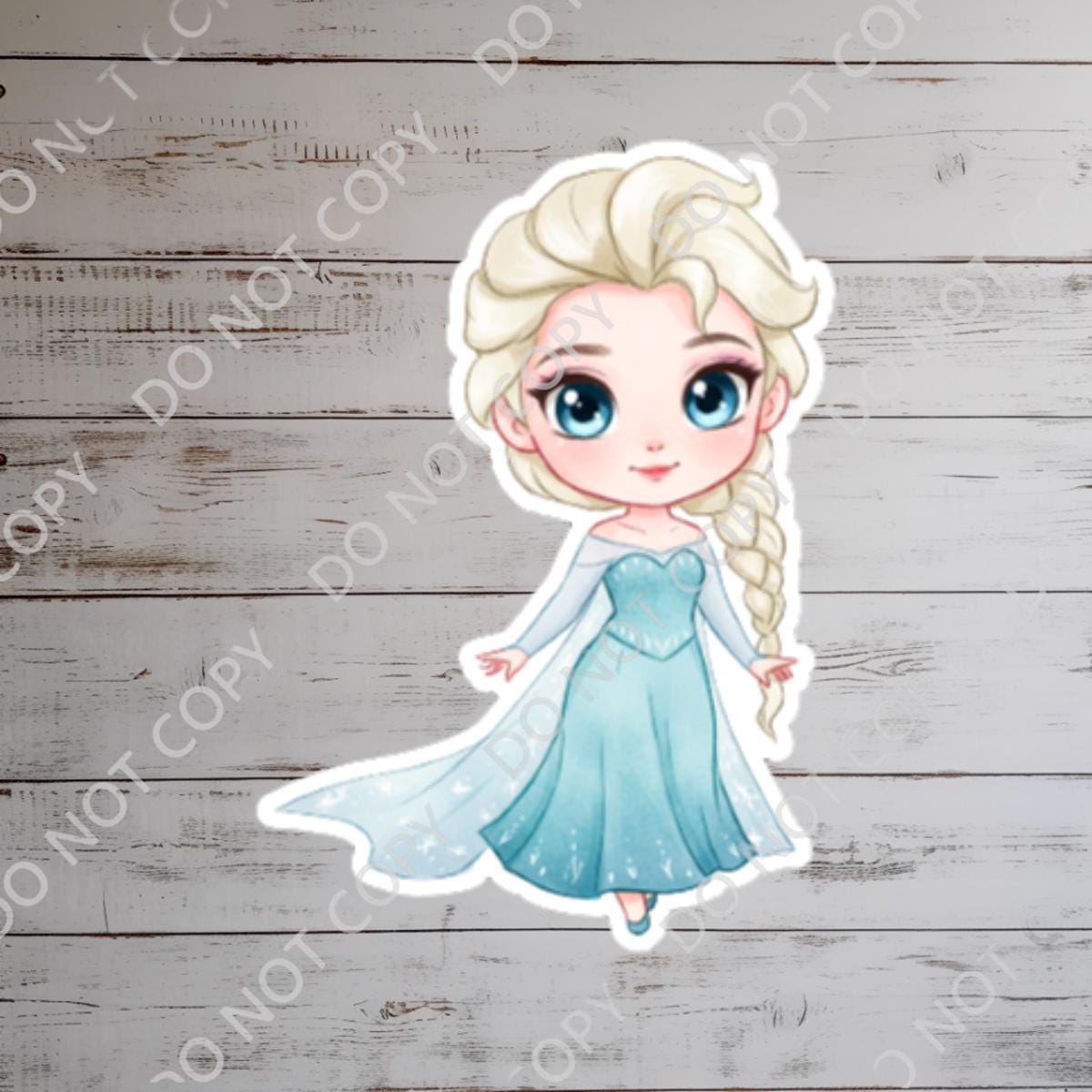 Elsa Frozen Waterproof Vinyl Disney Sticker: Laptop, Water Bottle Decal