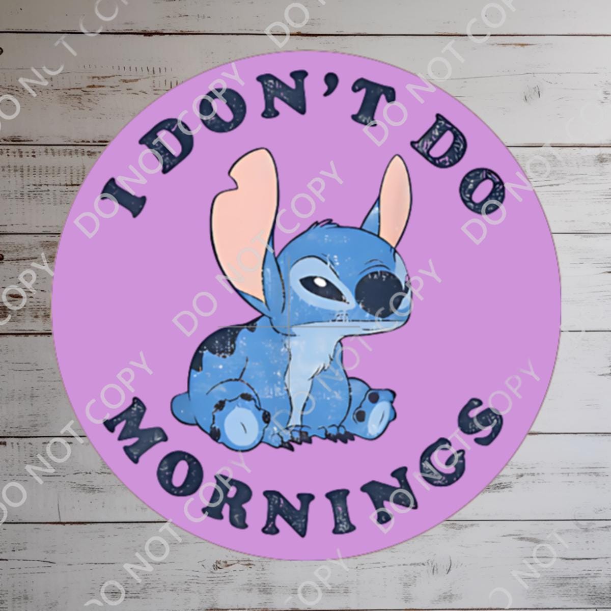 Disney Lilo & Stitch Humor Sticker: Waterproof Vinyl Decal