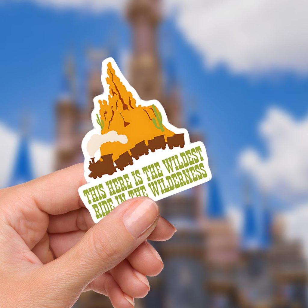 Big Thunder Mountain Railroad Sticker: Waterproof Vinyl Decal Disney Sticker Disney Decal Disney Ride