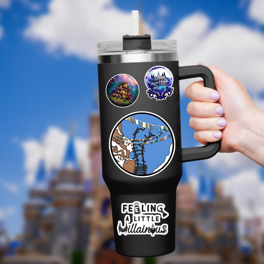 Disney Ride Expedition Everest Sticker Waterproof Disney Laptop, Disneying Theme Park Vacation, Castle Park Mouse