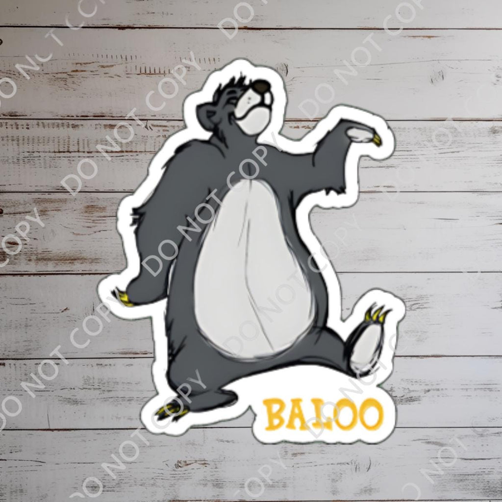 Disney Jungle Book Baloo Waterproof Disney Laptop, Disneying Theme Park Vacation, Castle Park Mouse