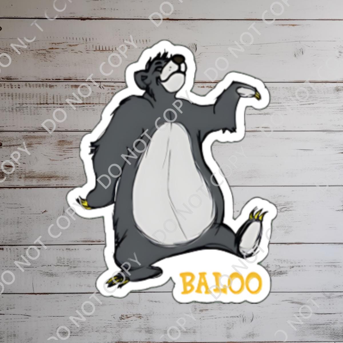 Disney Jungle Book Baloo Waterproof Disney Laptop, Disneying Theme Park Vacation, Castle Park Mouse