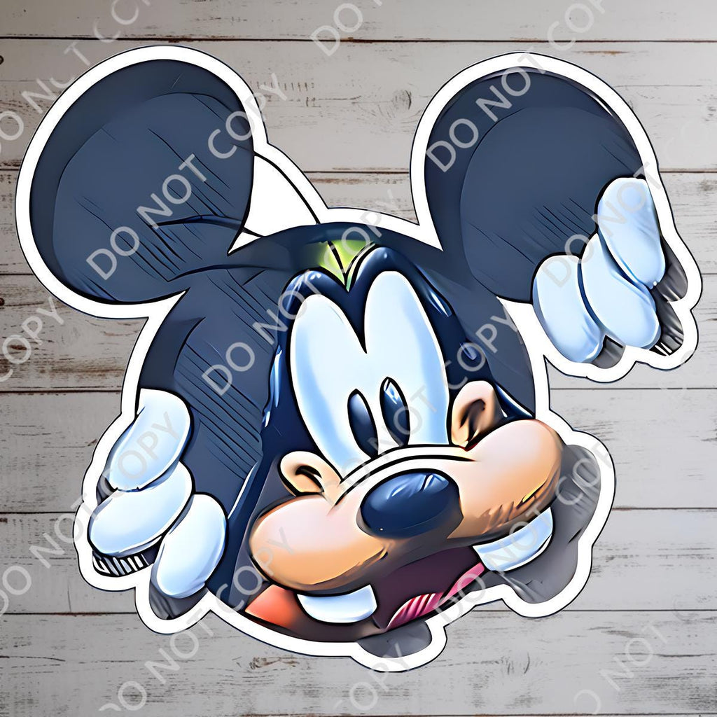 Disney Goofy What A Wonderful World Sticker Waterproof Disney Laptop, Disneying Theme Park Vacation, Castle Park Mouse