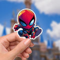 Marvel Spiderman Sticker Disney Waterproof Disney Laptop Stickers,  planner stationery decal water bottle cell
