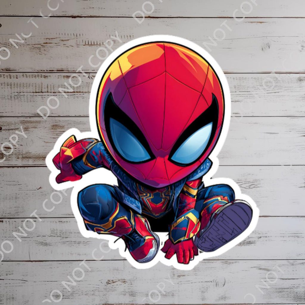 Marvel Spiderman Sticker Disneyy Waterproof Disney Laptop Stickers, planner stationery decal water bottle cell
