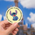Stitch Humor Sticker: Waterproof Vinyl Decal for Laptop, Water Bottle