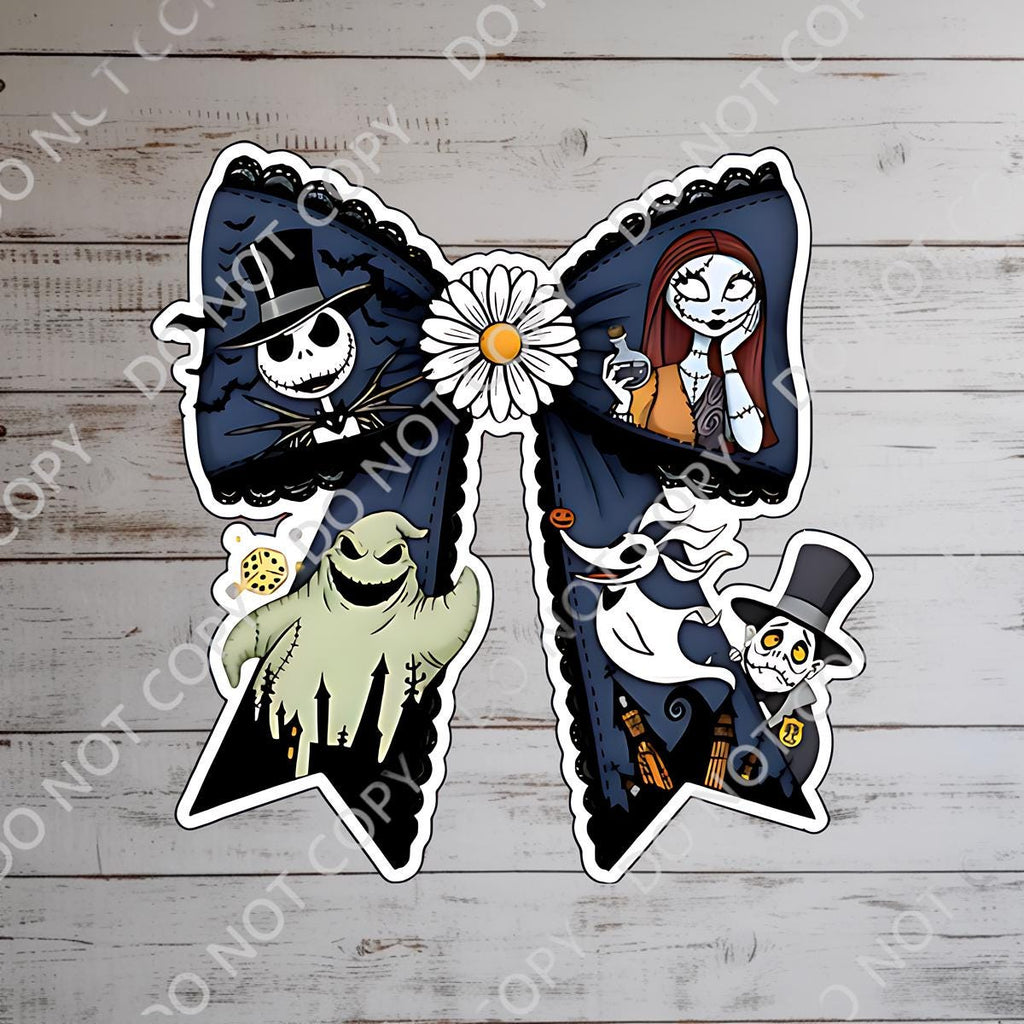 Disney Nightmare Before Christmas Croquette Sticker: Waterproof Vinyl Decal for Laptop, Water Bottle