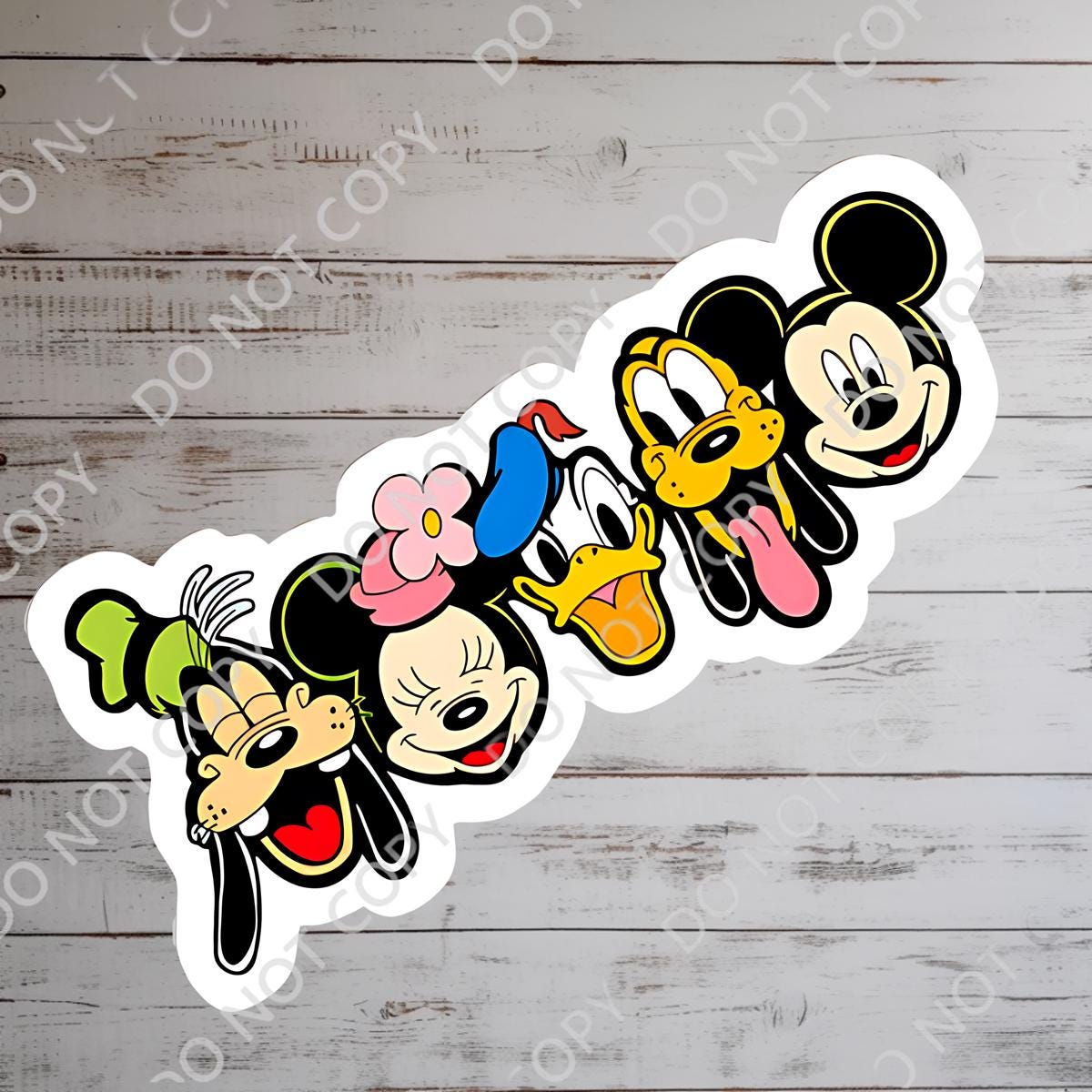 Disney Mickey and Friends What A Wonderful World Sticker Waterproof Disney Laptop, Disneying Theme Park Vacation, Castle Park Mouse