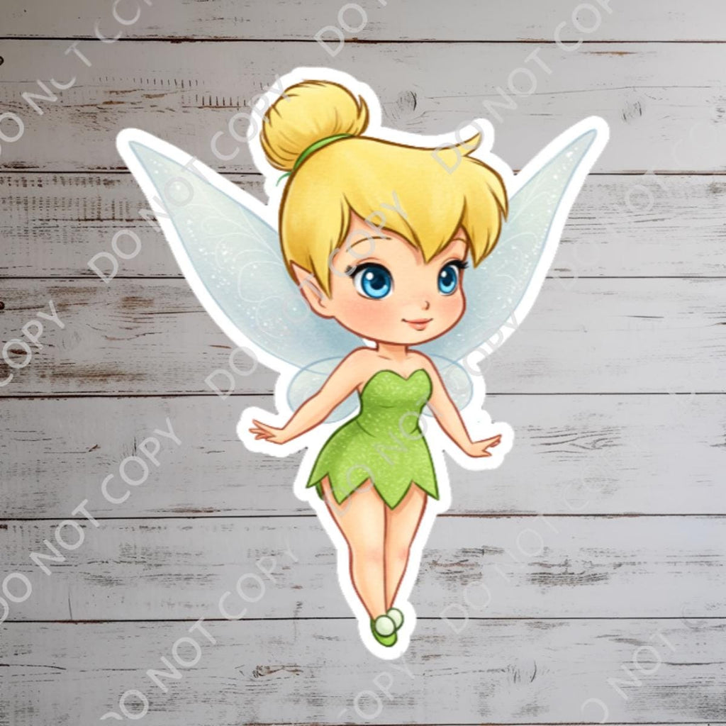 Tinker Bell Disneyy Sticker Water Bottle  Sticker Waterproof Disney Laptop Stickers planner stationery decal water bottle