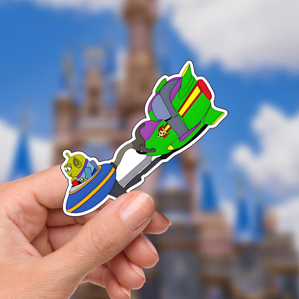 Toy Story Alien Ride Sticker, Waterproof Vinyl Decal