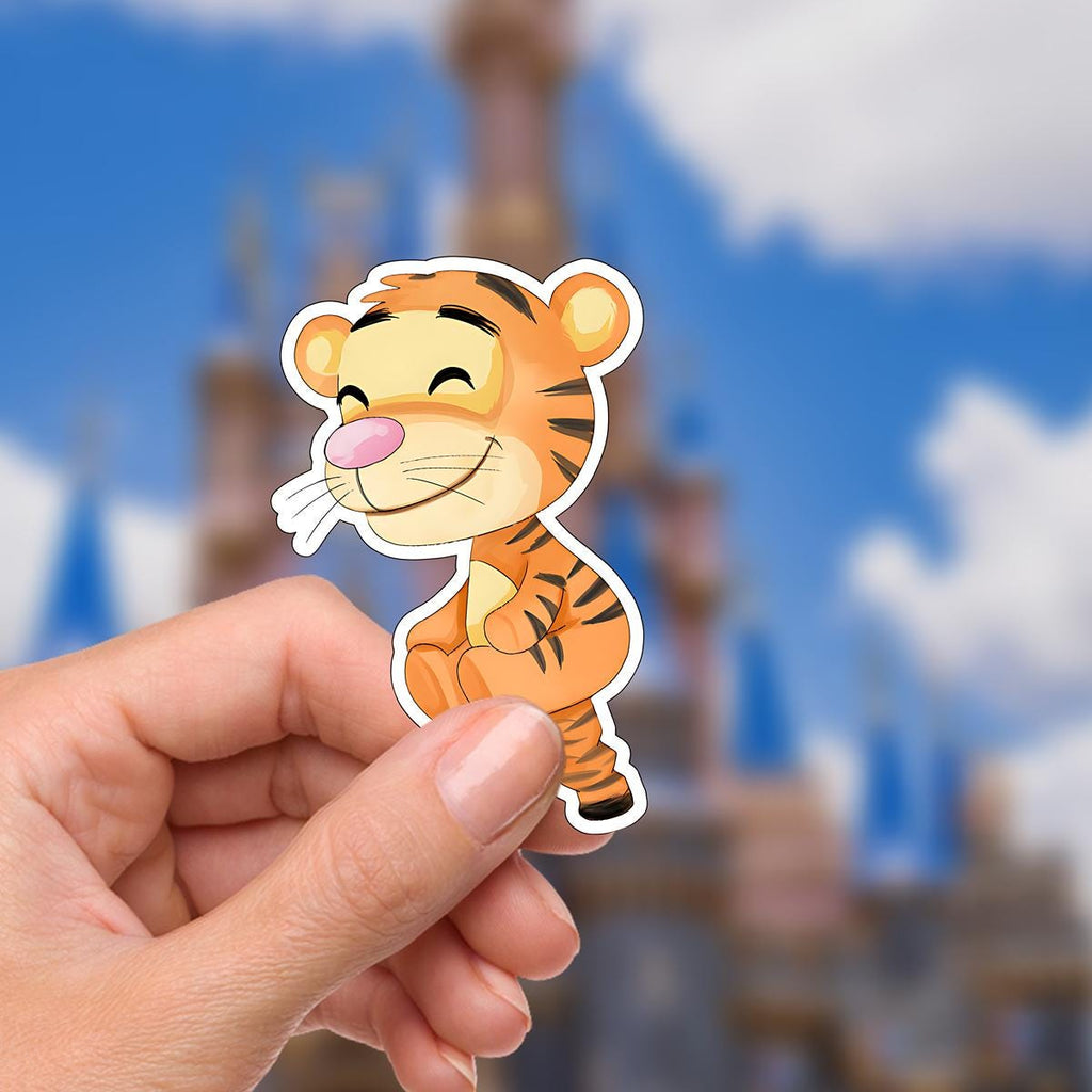 Disneyy Winnie The Pooh Tigger Disney Laptop Sticker Positive Affirmation planner stationery decal water bottle cell