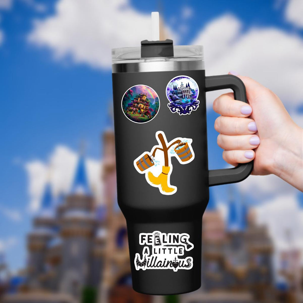 Sorcerer Fantasia Mickey Sticker: Waterproof Vinyl Decal for Laptop, Water Bottle, Disney stickers, Junk Journal, Hydro Bottle,