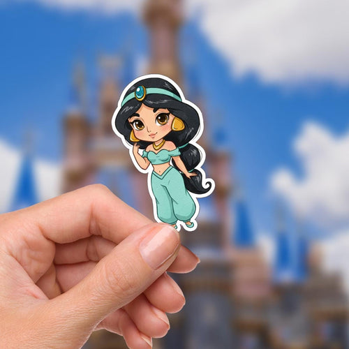 Aladdin Jasmine Waterproof Disney Laptop Stickers/ FindingNemo planner stationery decal water bottle cell phonelogo