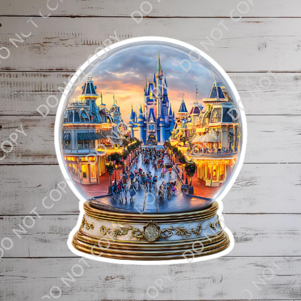 Disney World Castle Main Street WDW Laptop Sticker/ Magic Kingdom Fantasyland Disney decal/ planner water bottle cell phone decal
