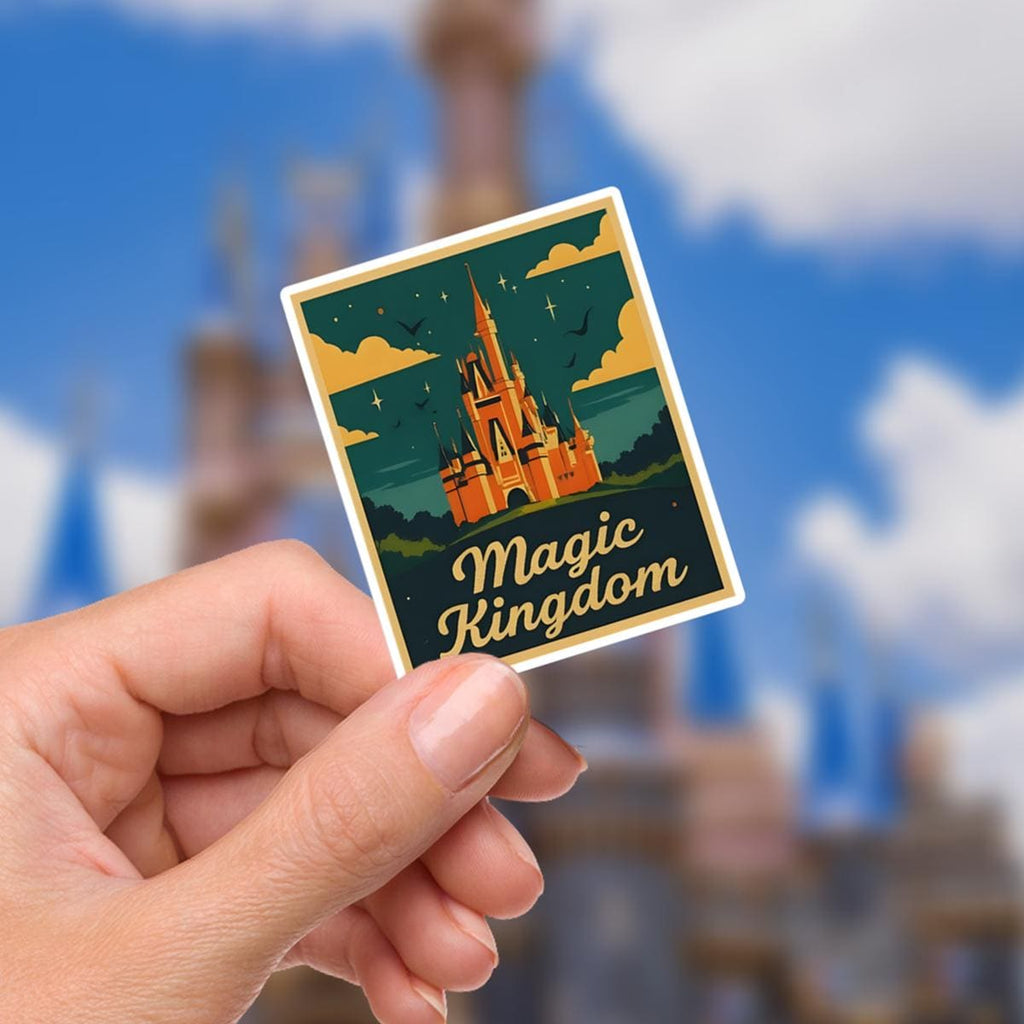 Disney Magic Kingdom What A Wonderful World Sticker Waterproof Disney Laptop, Disneying Theme Park Vacation, Castle Park Mouse
