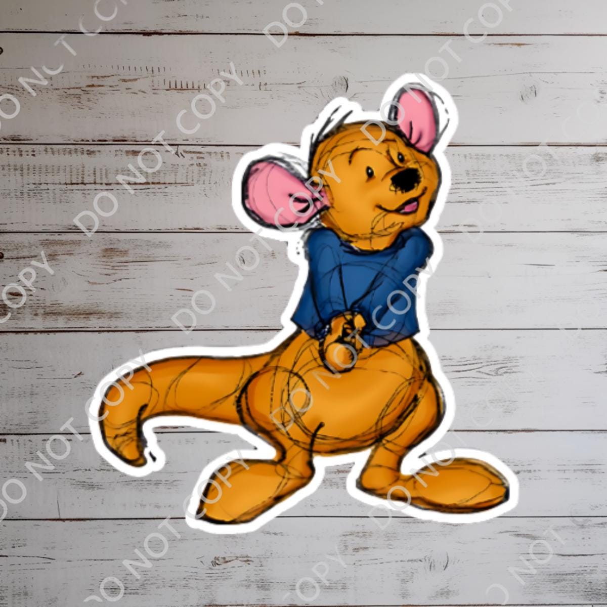Disneyy Winnie The Pooh Disney Laptop Sticker Positive Affirmation planner stationery decal water bottle cell