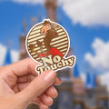 Emperor's New Grove No Touchy: Humor Sticker Hydro Water Bottle Disney Gift Waterproof Disney Laptop, Disneying Castle Park