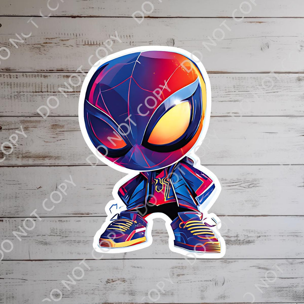 Marvel Spiderman Sticker Disneyy Waterproof Disney Laptop Stickers, planner stationery decal water bottle cell