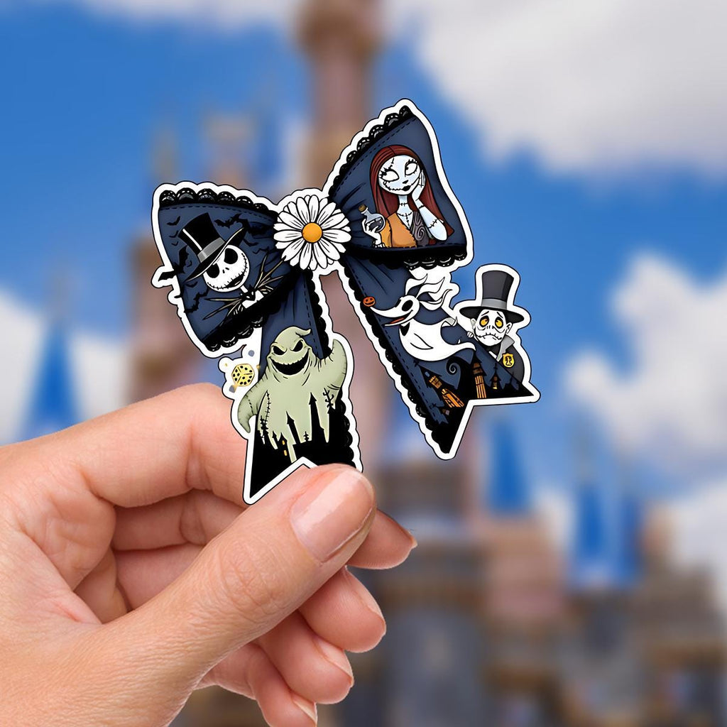 Disney Nightmare Before Christmas Croquette Sticker: Waterproof Vinyl Decal for Laptop, Water Bottle