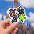 Disney Nightmare Before Christmas Croquette Sticker: Waterproof Vinyl Decal for Laptop, Water Bottle